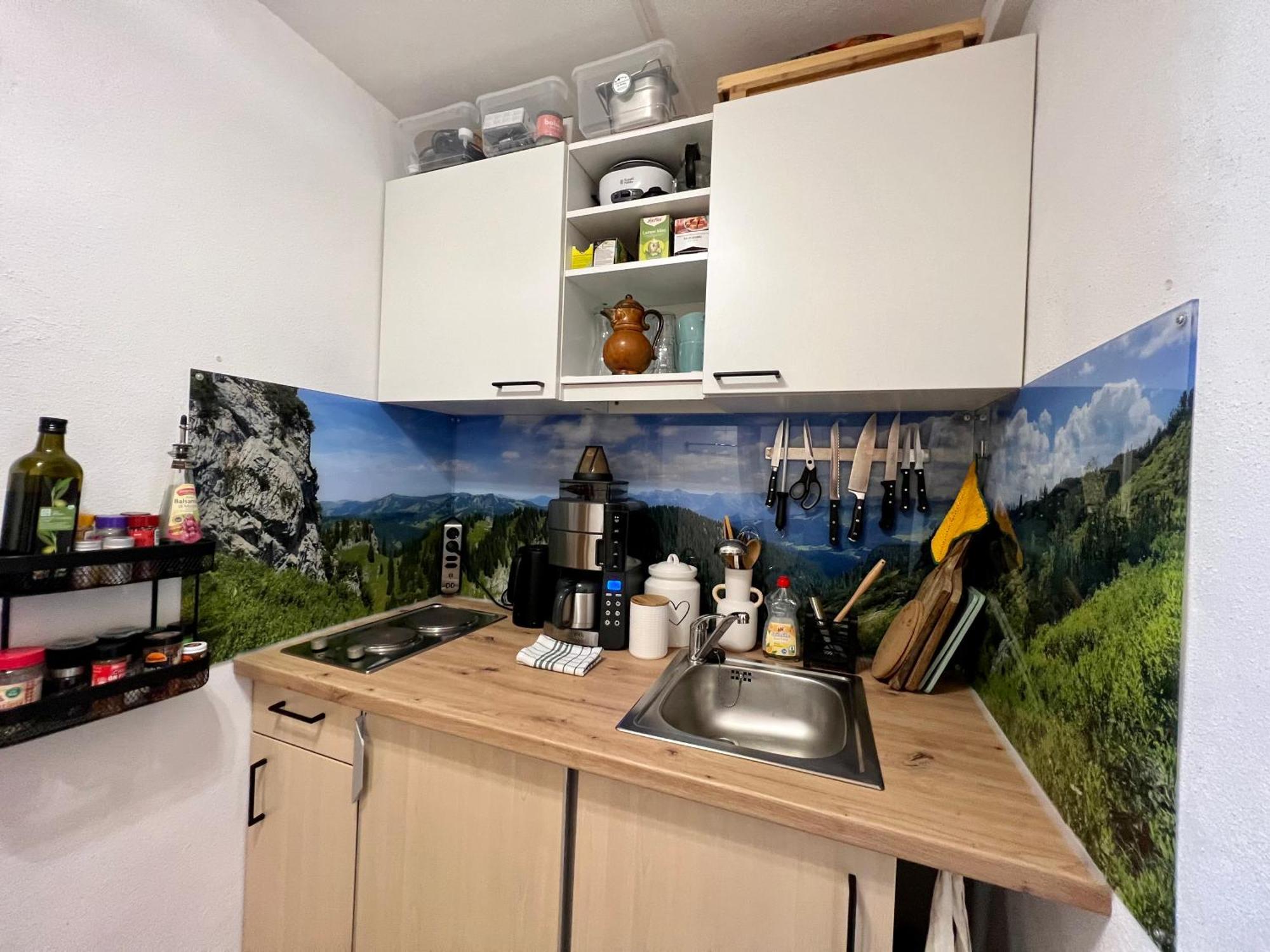 Moderne, 1-Zimmer Ferienwohnung Mit Bergblick Oy-Mittelberg Zewnętrze zdjęcie